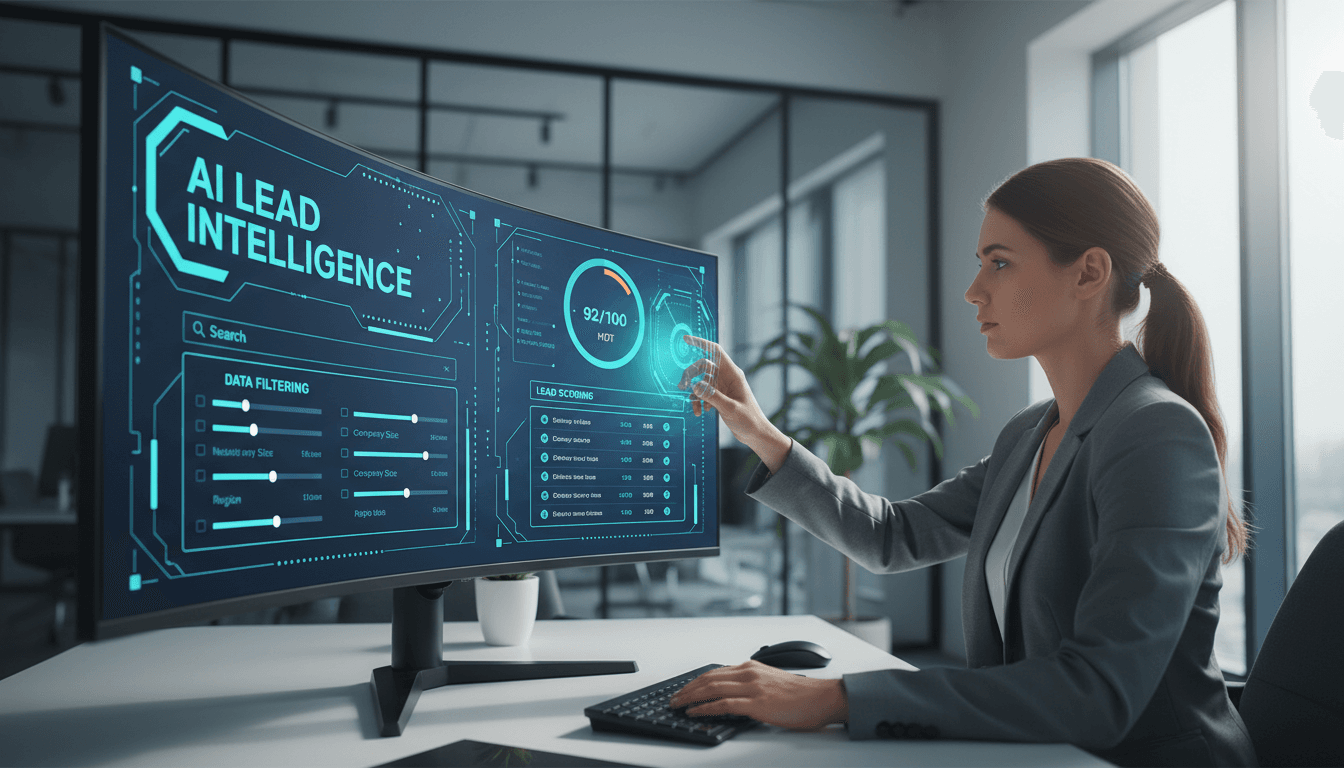 Lead qualification AI system analyzing real estate inquiries